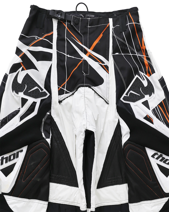 MOTO EIDE LEGGED LONG PANTS (WHITE/BLACK) RADD LOUNGE 限定