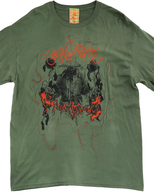 MUN SING FROLIC LONG SLEEVE (ARMY GREEN/RED) RADD LOUNGE 限定