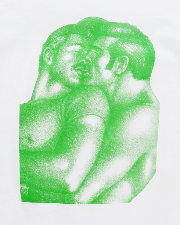 KISSING T-SHIRT (WHITE)