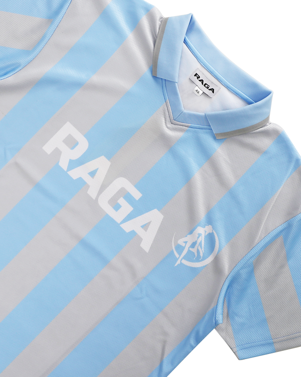 RAGA UNITED SPRT TEE (GREY/SKY)