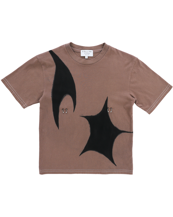PIERCED TEE (EARTH STARDUST)