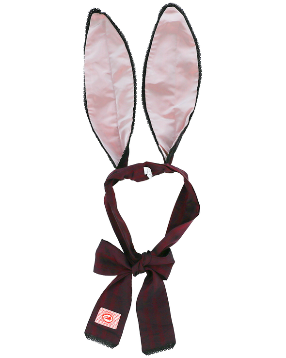 BUNNY EARS TIE ON (BLOOD RED)