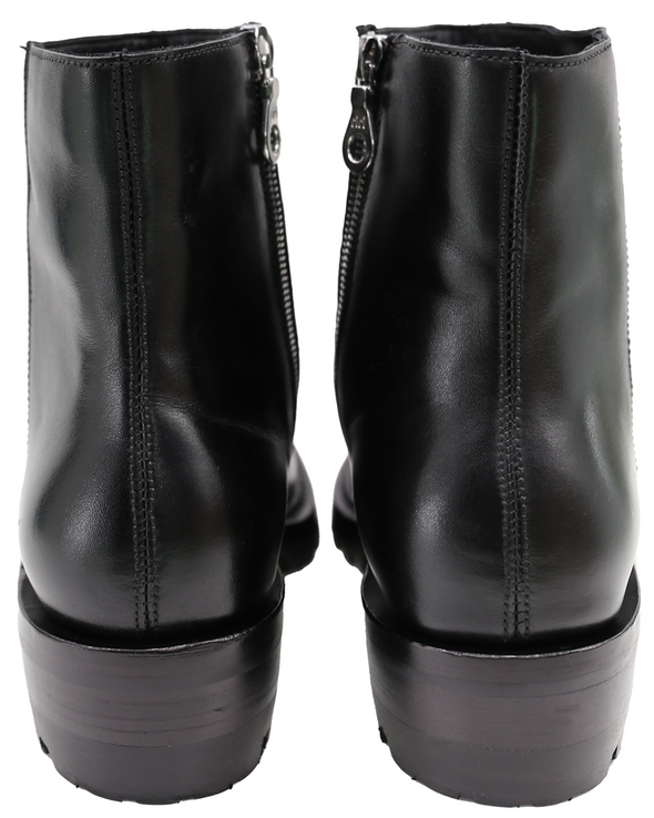 POINTED TOE ZIPPER BOOTS (BLACK) RADD LOUNGE 限定