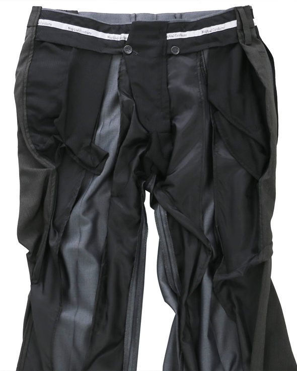 NOIR PANTS (BLACK/GREY) RADD LOUNGE 限定