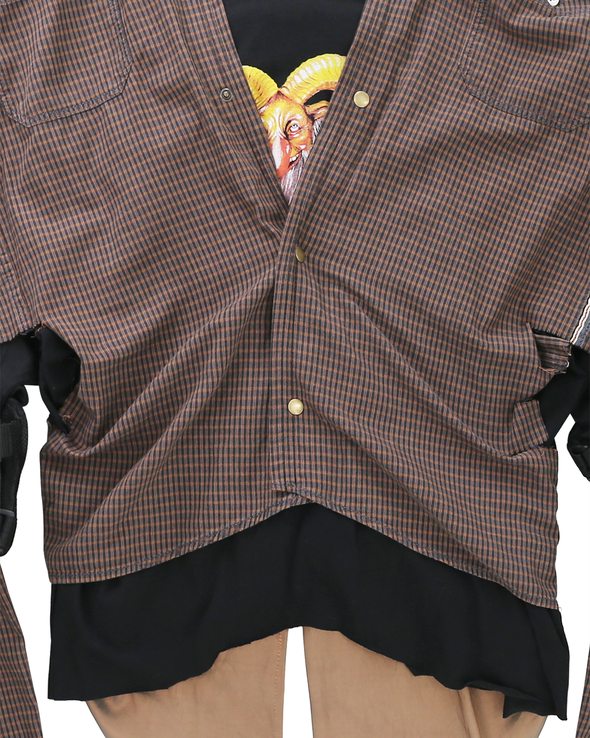 HORN SHIRT (BROWN) RADD LOUNGE 限定