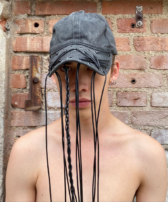 STRING CAP (DARK GREY)