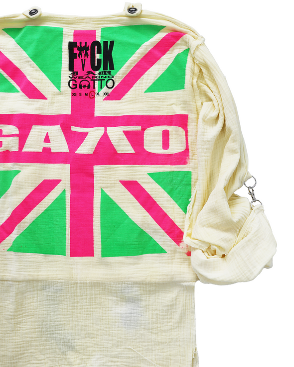 MUSLIN TOP LONGSLEEVE (UNION JACK 1) RADD LOUNGE 限定