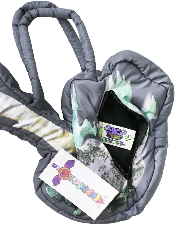 METAL JADE ROCK HAND BAG (SLIME) RADD LOUNGE LIMITED