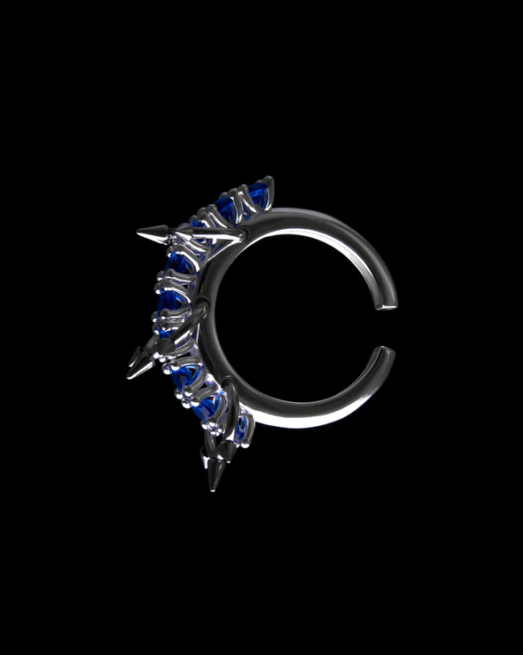 COVET EAR CUFF/RING (BLUE)