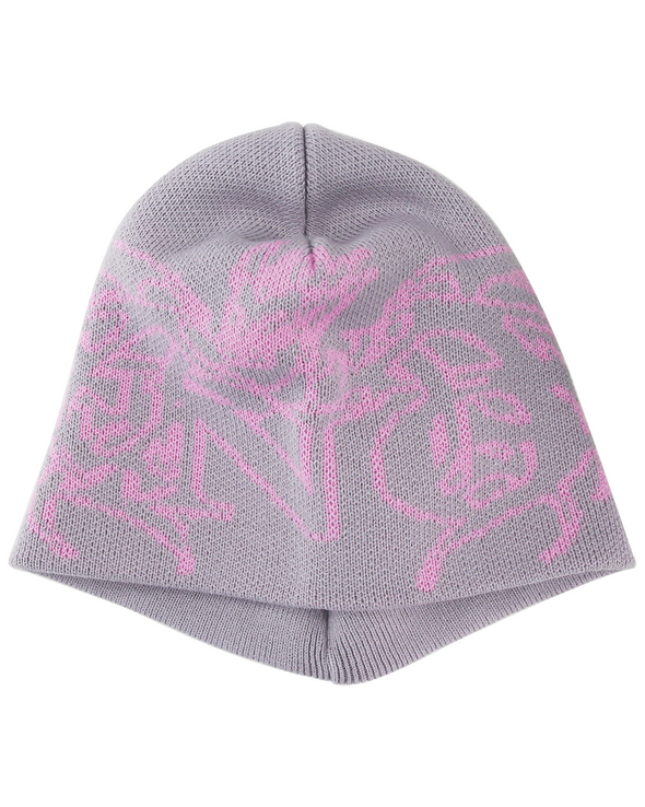 DRAGON LOGO BEANIE VOL.1 (GREY/PINK)