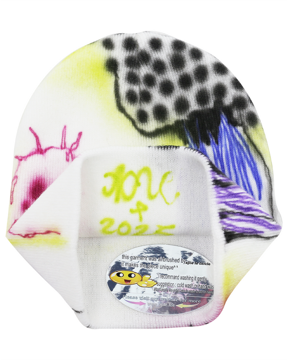 DEEPSEA BEANIE 2 (YELLOW/PURPLE) RADD LOUNGE 限定