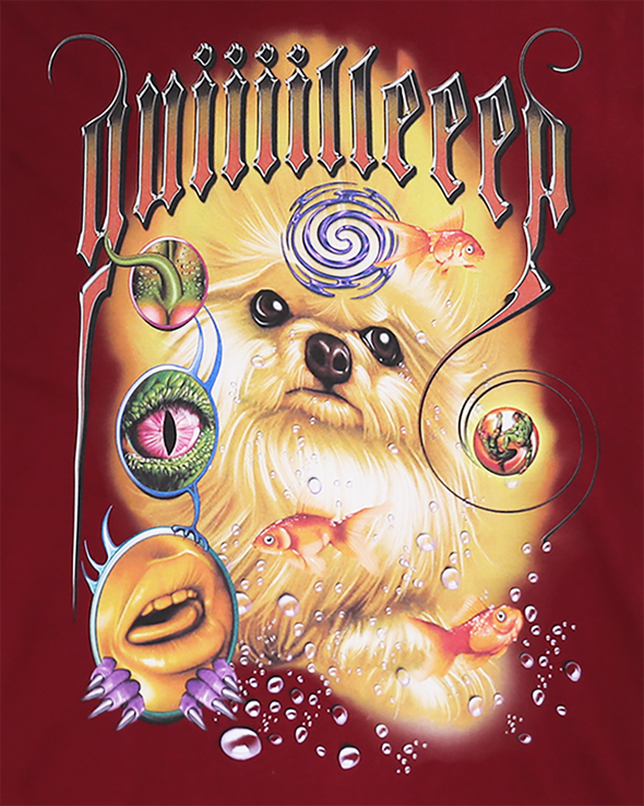 21 OVERSIZE LS T-SHIRT (WINE) RADD LOUNGE 限定