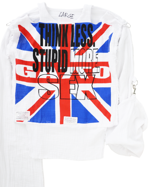 MUSLIN TOP LONGSLEEVE (UNION JACK) RADD LOUNGE 限定