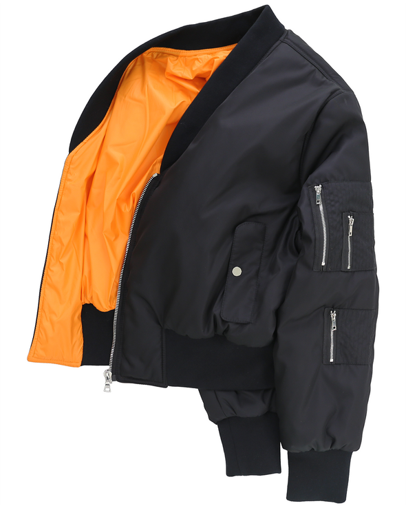 KIMONO FLIGHT JACKET (BLACK) RADD LOUNGE LIMITED