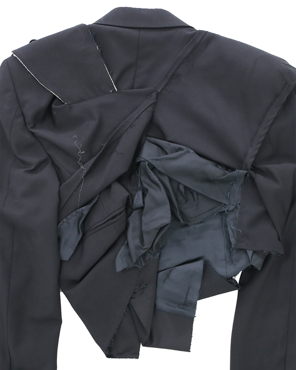 FOLDED BLAZER (BLACK) RADD LOUNGE LIMITED