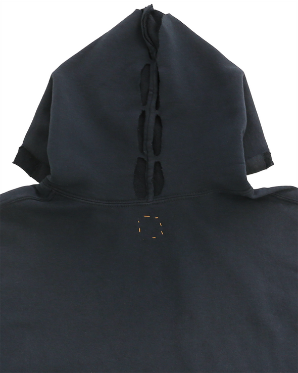 SKULL NO SLEEVE HOODIE 1 (BLACK) RADD LOUNGE 限定