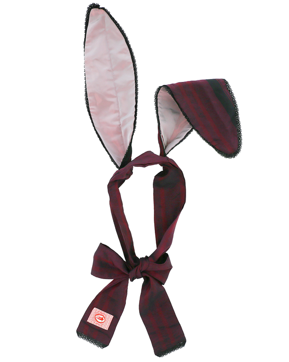 BLOOD BUNNY EARS TIE ON (BLOOD RED)