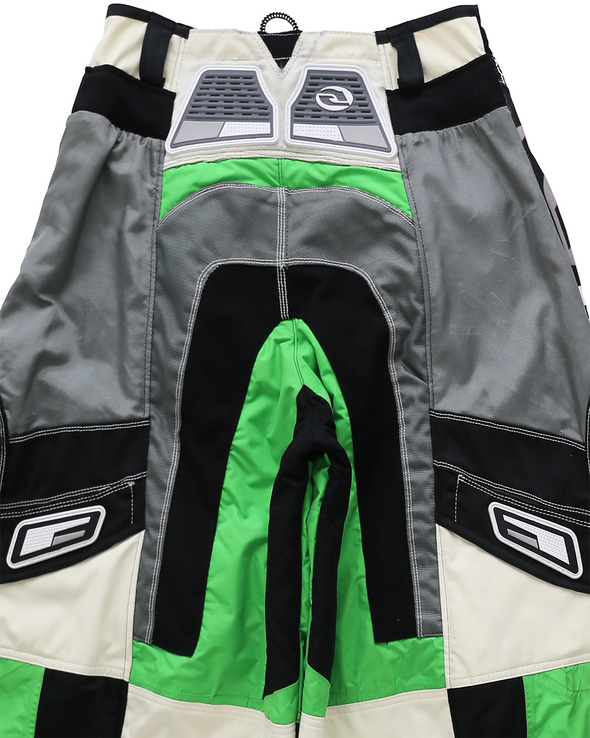 MOTO EIDE LEGGED LONG PANTS (WHITE/GREEN) RADD LOUNGE 限定