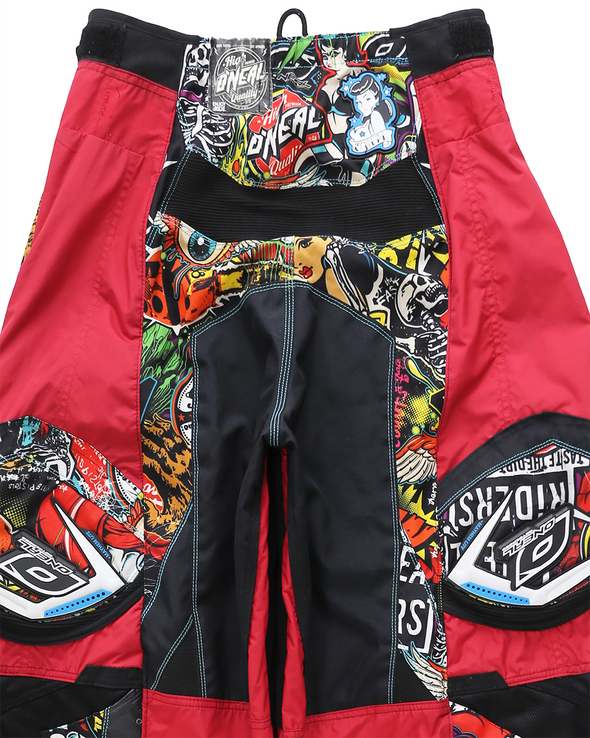 MOTO EIDE LEGGED LONG PANTS (MULTI/RED) RADD LOUNGE 限定