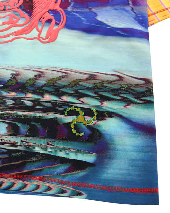 KIM LAUGHTON / キム・ロートン - LANDS T-SHIRT A (MULTI) | RADD LOUNGE