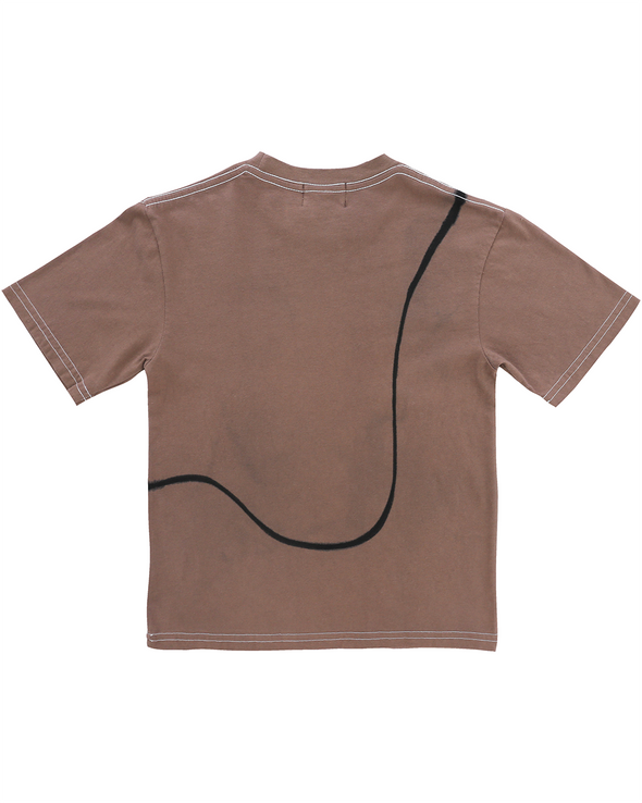PIERCED TEE (EARTH STARDUST)