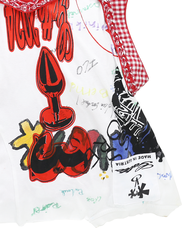 DIRNDL SKIRT (RED/WHITE) RADD LOUNGE 限定
