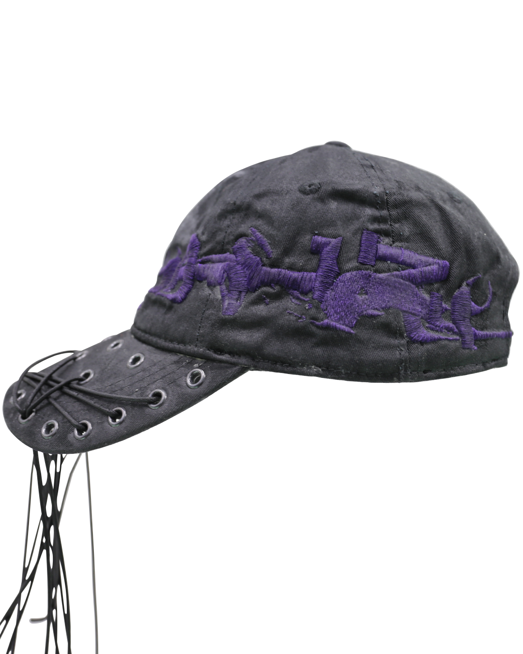 P.L.N. / ピーエルエヌ - MIRRORED CAP+STRING (BLACK/PURPLE) RADD P.L.N. / ピーエルエヌ - MIRRORED CAP+STRING (BLACK/PURPLE) RADD