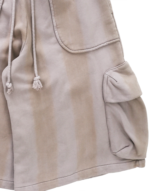 CARGO SWEATSHORTS (EARTH STRIPE)
