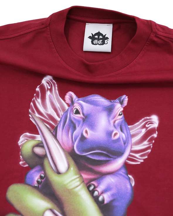 26 OVERSIZE LS T-SHIRT (WINE) RADD LOUNGE 限定