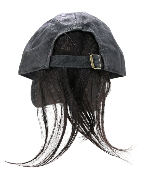 BLACK HAIR CAP (BLACK)