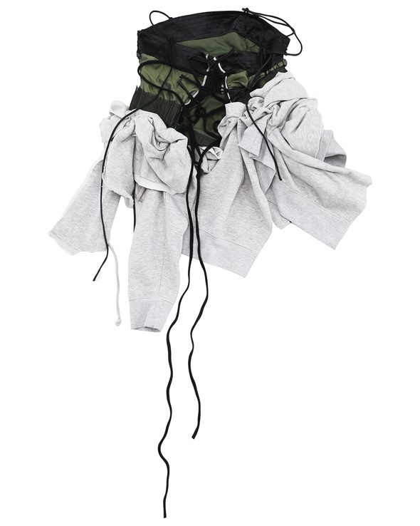 CHLOROPHYTUM CORSET (KHAKI/GREY) RADD LOUNGE 限定