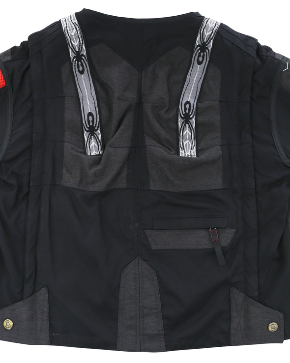 3R. / スリーアール. - ENGINEER JACKET MOTO (RED/BLACK SPIDER) RADD