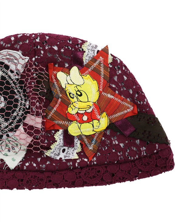 STAR PEACE BEANIE (PLUM) RADD LOUNGE 限定