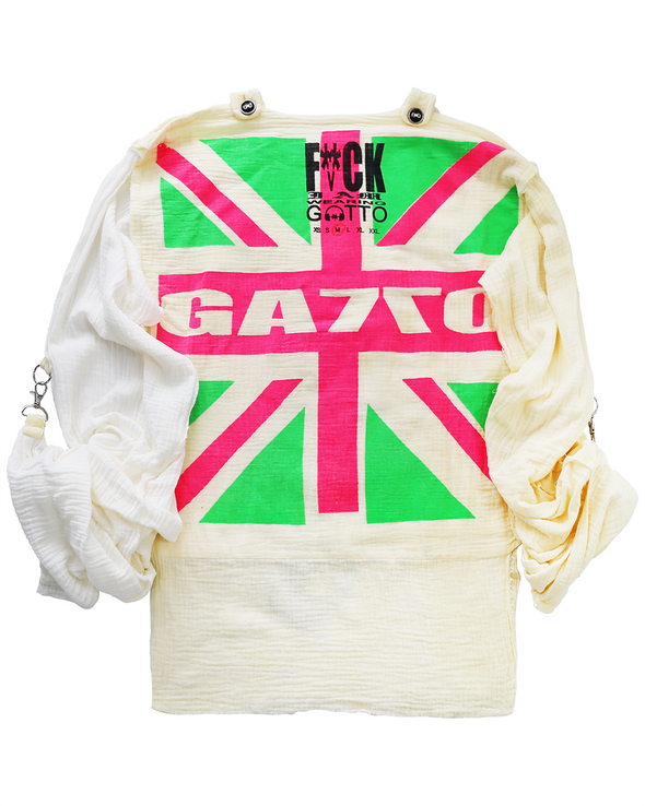 MUSLIN TOP LONGSLEEVE (UNION JACK 3) RADD LOUNGE 限定