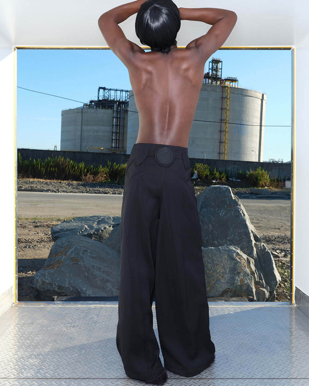 NUTEMPEROR / ナットエンペラー - WIDE TROUSERS (BLACK) | RADD LOUNGE NUTEMPEROR / ナットエンペラー - WIDE TROUSERS (BLACK) | RADD LOUNGE
