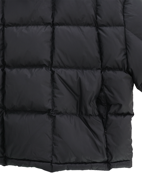 QUILTED PULLOVER (BLACK)