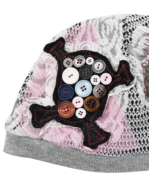 PEACE SKULL BEANIE (GREY) RADD LOUNGE 限定