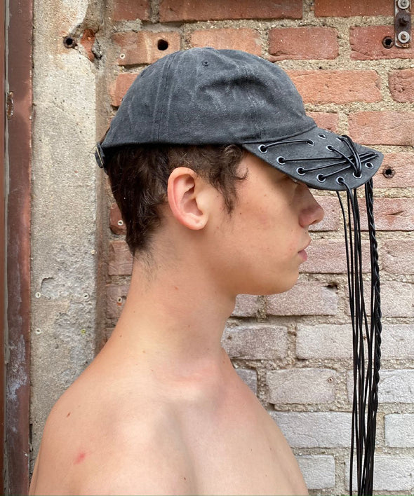 STRING CAP (DARK GREY)