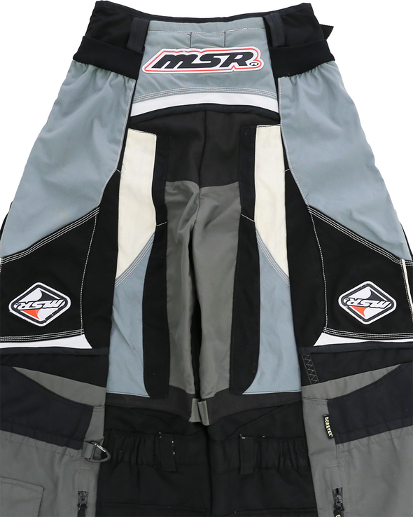 MOTO EIDE LEGGED LONG PANTS (GREY/KHAKI) RADD LOUNGE 限定
