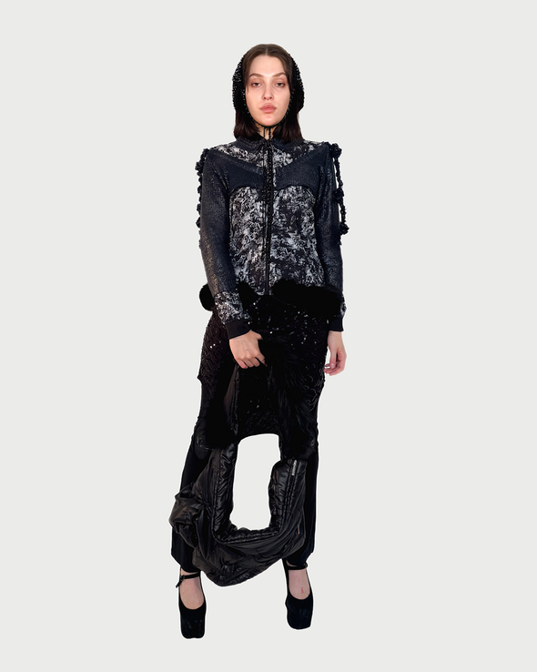 PATELLA PANTS (SEQUINS) RADD LOUNGE 限定