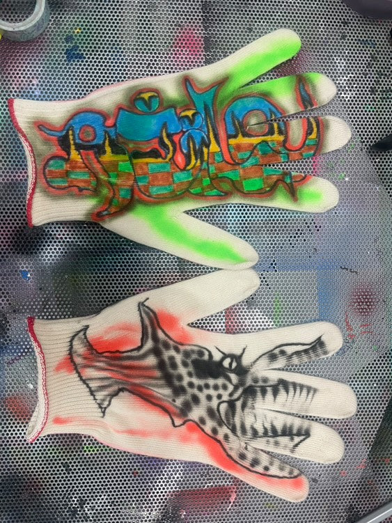 GLOVES 2 (BEIGE) RADD LOUNGE 限定