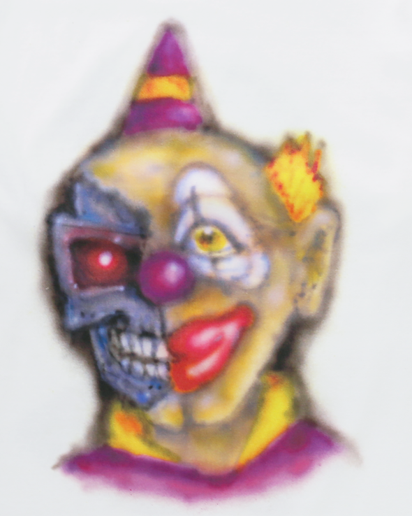 MAGE CYBORG T-SHIRT with mino luchena (WHITE) RADD LOUNGE LIMITED