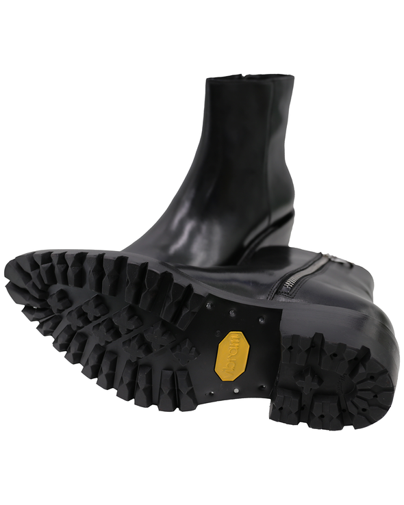 POINTED TOE ZIPPER BOOTS (BLACK) RADD LOUNGE 限定