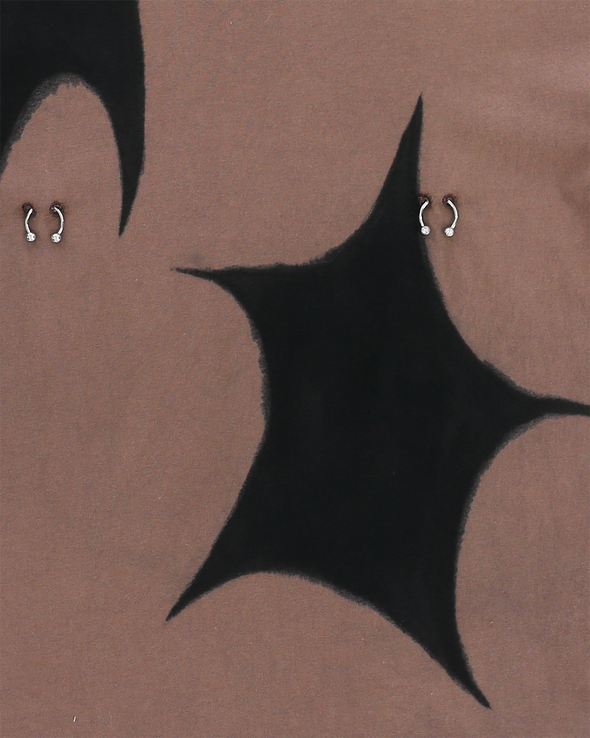 PIERCED TEE (EARTH STARDUST)