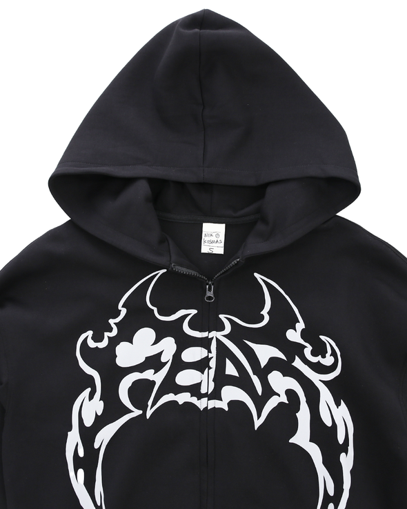 FEAR ZIP HOODIE (BLACK) RADD LOUNGE 限定