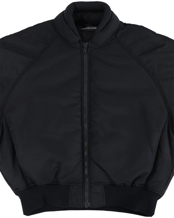OVERSIZED BOMBER JACKET (BLACK)