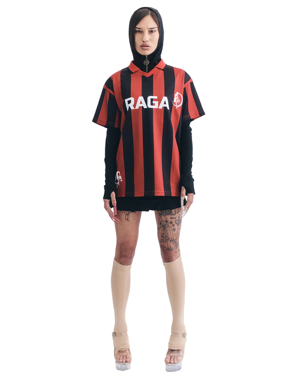 RAGA UNITED SPRT TEE (RED/BLACK)