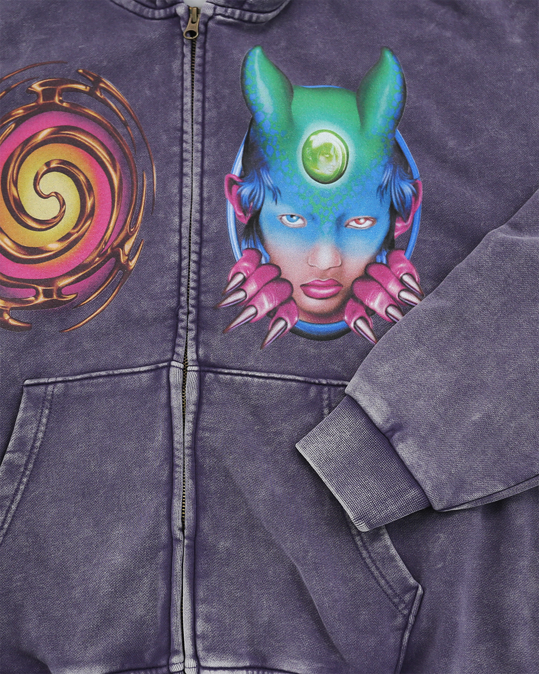 GUIIIILLEEEE - 24 BOXY HOODIE JACKET (LILAC) RADD LOUNGE LIMITED