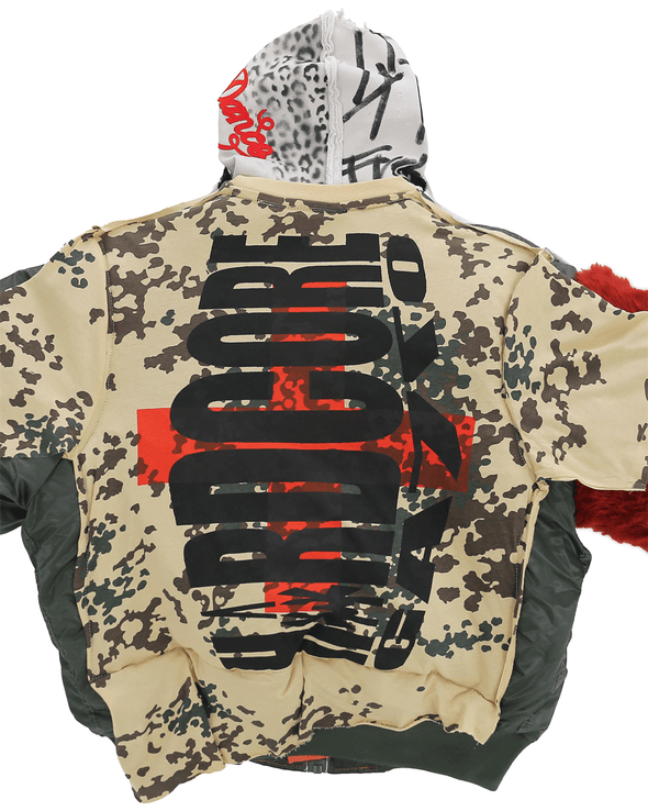HARDCORE JACKET WITH HOODIE (DOUBLE CAMO) RADD LOUNGE 限定