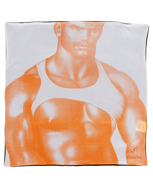 CHEST PILLOW (ORANGE/BLACK)